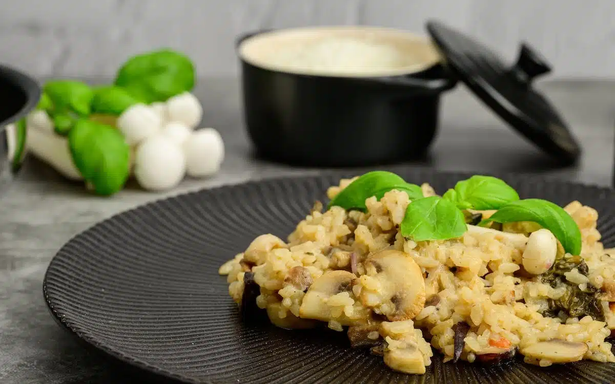 risotto  cuisson