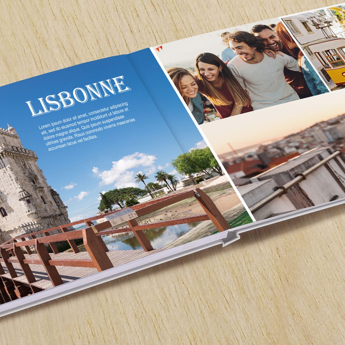 Album photo de vacances à Lisbonne