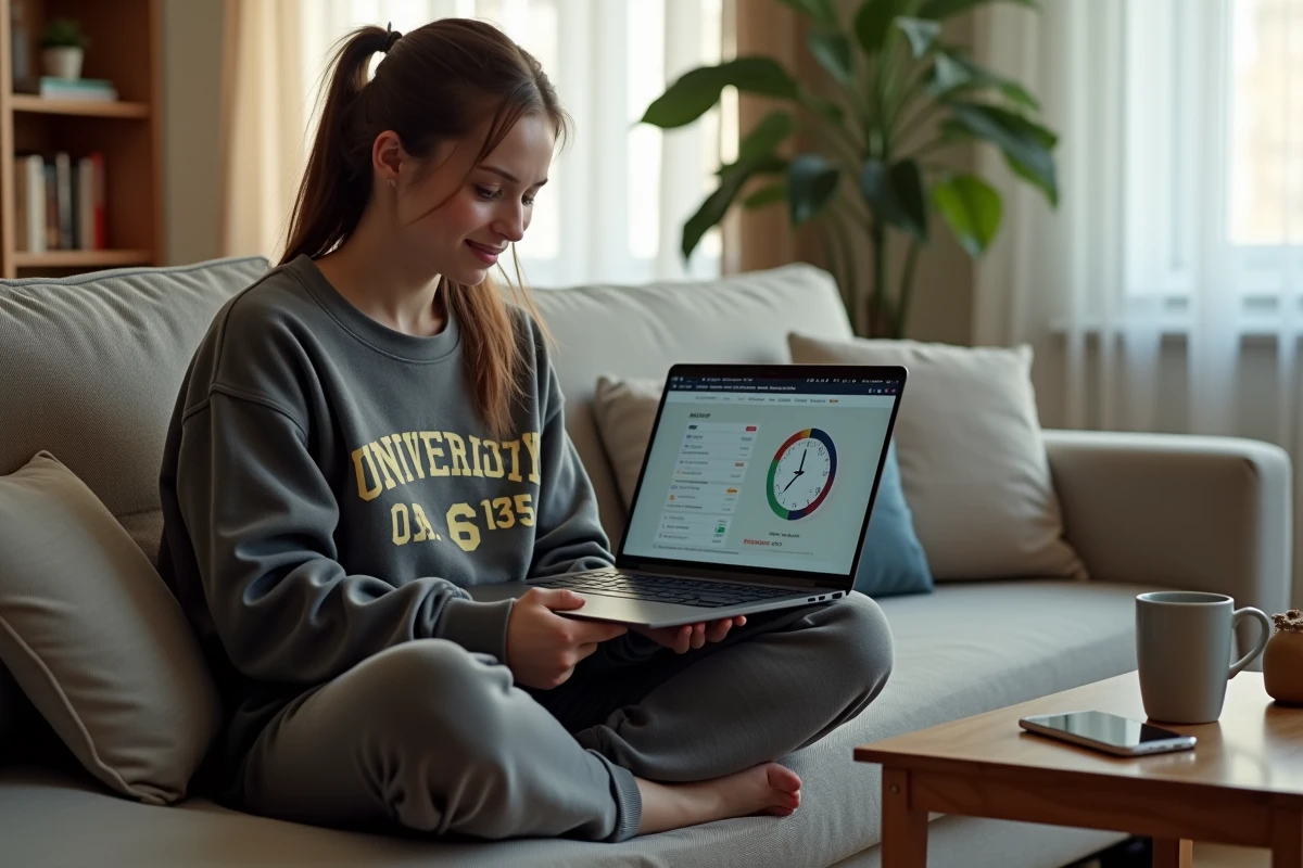 Jeune femme découvrant le nombre d'heures passées sur League of Legends via une alternative à Wasted on LoL